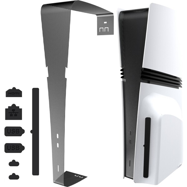 iPega P5R001 protiprachový kryt a záslepky pre PS5 Pro čierna