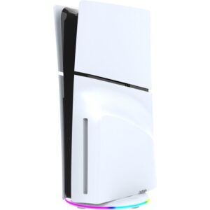 iPega P5S025S Vertikálne Stojan s RGB pre PS5 Slim/PS5 Pro biely