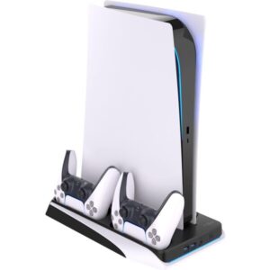 FIXED nabíjacia stanica s chladením pre PlayStation 5 a DualSense čierna