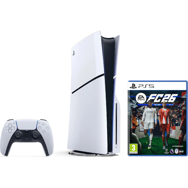 PlayStation 5 Slim + EA Sports FC 26