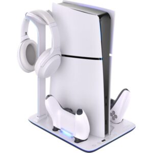 FIXED nabíjacia stanica pre PlayStation 5 Slim s LED podsvietením